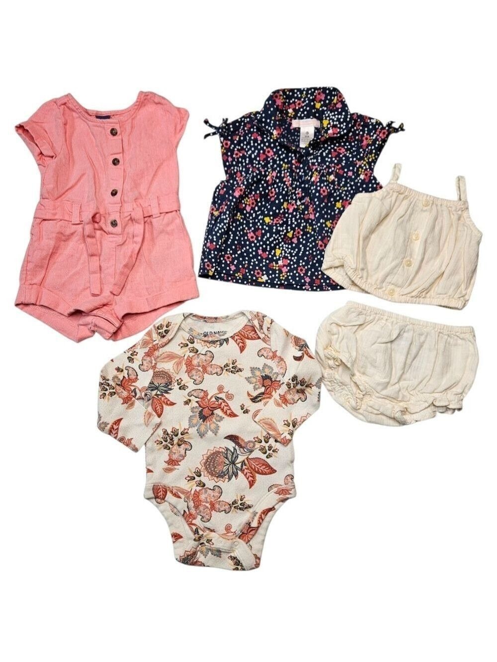 Old Navy Baby Girl Clothing Lot Size 3-6 Months (5 Pieces)